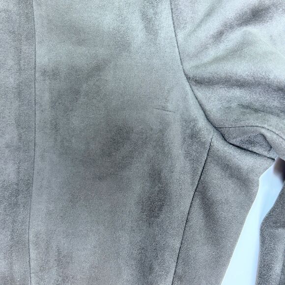 Zara Basic Micro Suede Skinny Pants Leggings Taupe Brown Stretch Equestrian sz L - Picture 13 of 13